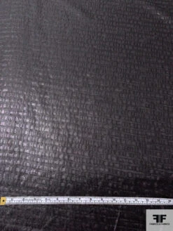 Italian Graphic Pattern Novelty Gazar Lamé - Black -Fabrics And Fabrics Store 17794 5