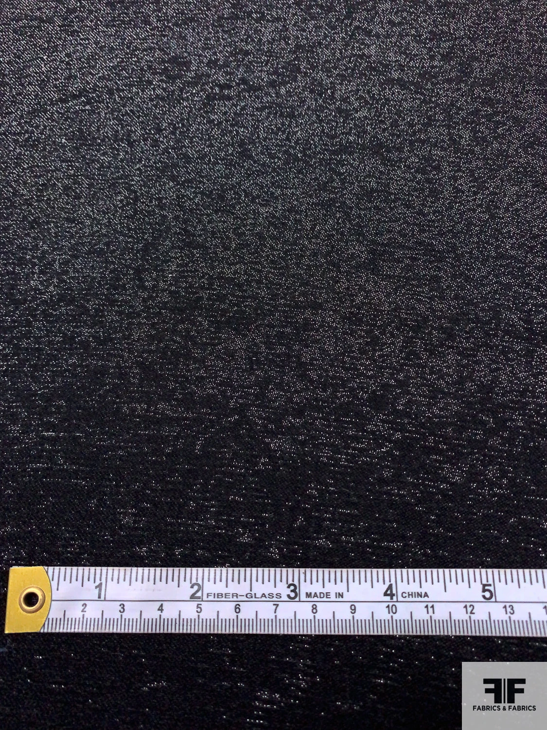 Italian Stretch Lamé - Black 7 Italian Stretch Lamé - Black - Image 5