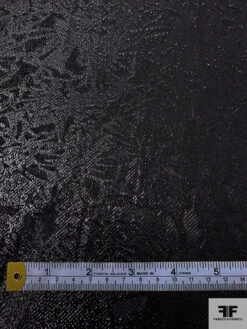 Italian Floral Soft Jacquard Lamé - Black 15 Italian Floral Soft Jacquard Lamé - Black -Fabrics And Fabrics Store 17812 5