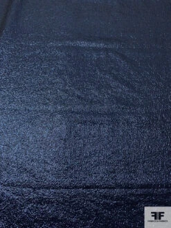 Italian Double Face Lamé Brocade Suiting - Metallic Navy 15 Italian Double Face Lamé Brocade Suiting - Metallic Navy -Fabrics And Fabrics Store 17827 4