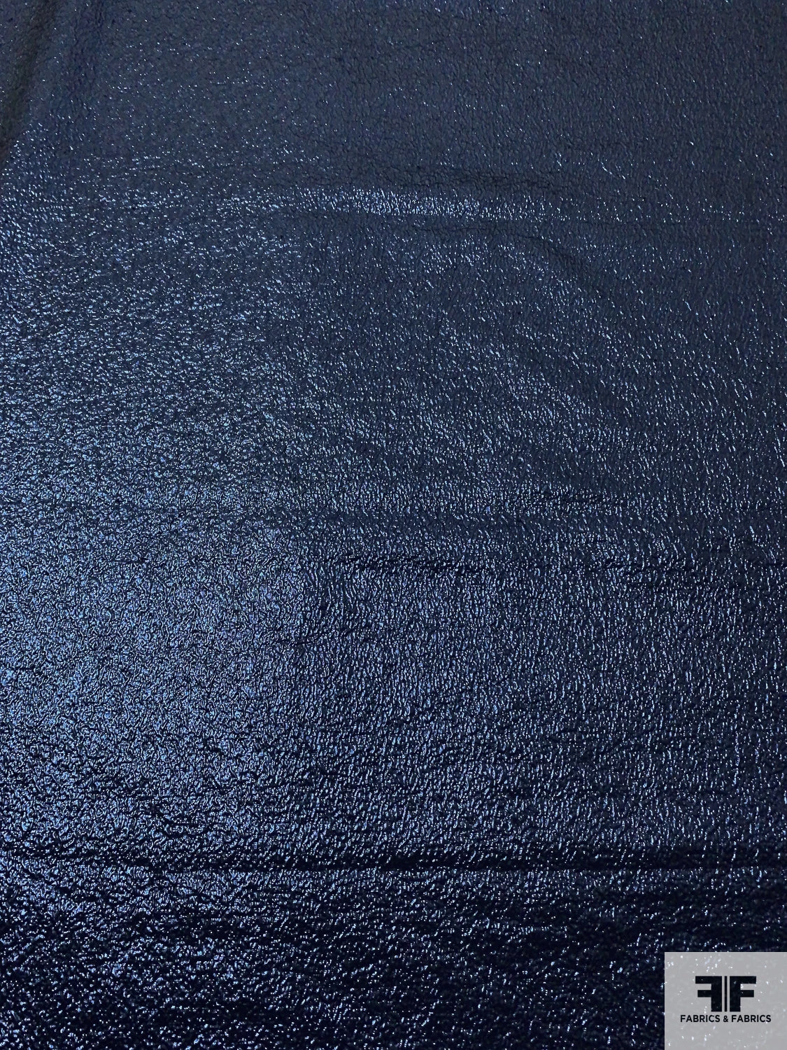 Italian Double Face Lamé Brocade Suiting - Metallic Navy 7 Italian Double Face Lamé Brocade Suiting - Metallic Navy - Image 5