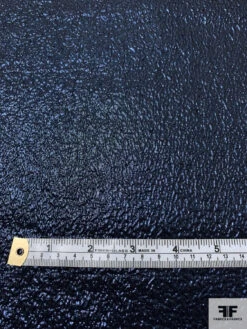 Italian Double Face Lamé Brocade Suiting - Metallic Navy 17 Italian Double Face Lamé Brocade Suiting - Metallic Navy -Fabrics And Fabrics Store 17827 6