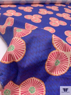 Pinwheel Printed Lightweight Stretch Cotton Twill - Indigo / Berry Pink / Orange / Bright Green 19 Pinwheel Printed Lightweight Stretch Cotton Twill - Indigo / Berry Pink / Orange / Bright Green -Fabrics And Fabrics Store 17839 9