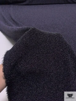 Sparkly Stretch Lamé Kint - Metallic Purple / Black 17 Sparkly Stretch Lamé Kint - Metallic Purple / Black -Fabrics And Fabrics Store 17847 8