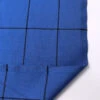 Made In England Large Windowpane Gabardine Wool Suiting - True Blue / Black 1 Made In England Large Windowpane Gabardine Wool Suiting - True Blue / Black -Fabrics And Fabrics Store 17927 7