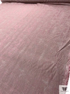 Fine Jacquard Glen Plaid Wool Suiting - Dusty Pink / Light Beige 16 Fine Jacquard Glen Plaid Wool Suiting - Dusty Pink / Light Beige -Fabrics And Fabrics Store 17930 7