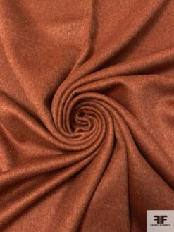 Brushed Fine Wool Coating - Burnt Orange -Fabrics And Fabrics Store 17950 1