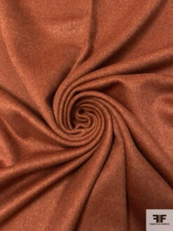 Brushed Fine Wool Coating - Burnt Orange -Fabrics And Fabrics Store 17950 2