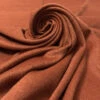 Brushed Fine Wool Coating - Burnt Orange