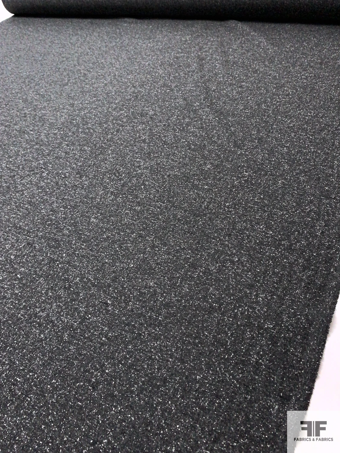 Italian Classic Speckled Wool Blend Suiting - Dark Grey / Light Grey 8 Italian Classic Speckled Wool Blend Suiting - Dark Grey / Light Grey - Image 6