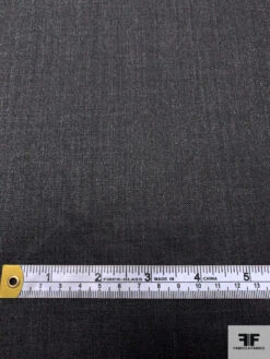 Made In England Super 120s Wool Suiting - Dark Grey 12 Made In England Super 120s Wool Suiting - Dark Grey -Fabrics And Fabrics Store 17980 6