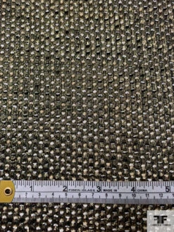 Novelty Lamé Tweed - Gold / Black / Beige / White -Fabrics And Fabrics Store 18015 6