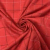 Windowpane Gabardine Wool Suiting - Red / Black / White -Fabrics And Fabrics Store 18016 1