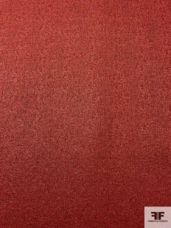 Italian Novelty Wool Blend Metallic Suiting - Burnt Orange / Vermilion -Fabrics And Fabrics Store 18072 4