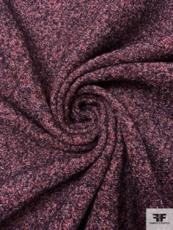 Italian Bouclé Wool Blend Coating With Fused Back - Red / Navy / Purple / Off-White 14 Italian Bouclé Wool Blend Coating With Fused Back - Red / Navy / Purple / Off-White -Fabrics And Fabrics Store 18076 1