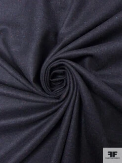 Italian Speckled Flannel Wool Blend Suiting - Navy / Red / Baby Blue -Fabrics And Fabrics Store 18192 2