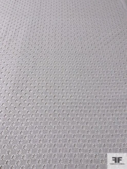 Stars In Circles Embroidered Eyelet Cotton - White -Fabrics And Fabrics Store 18271 4