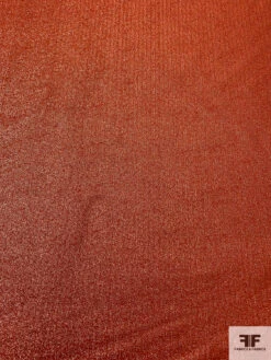 French Broken Herringbone Lamé With Vertical Stretch - Burnt Orange / Copper 15 French Broken Herringbone Lamé With Vertical Stretch - Burnt Orange / Copper -Fabrics And Fabrics Store 18398 4