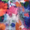 Abstract Watercolor Printed Stretch Fine Cotton Twill - Multicolor -Fabrics And Fabrics Store 18403 4