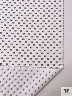 Dobby Cotton Shirting - Navy / Yellow / White 17 Dobby Cotton Shirting - Navy / Yellow / White -Fabrics And Fabrics Store 18479 6