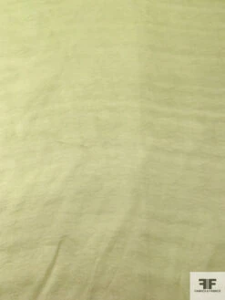 Italian 2-Ply Yarned Silk And Cotton Organza - Soft Lime -Fabrics And Fabrics Store 18525 4