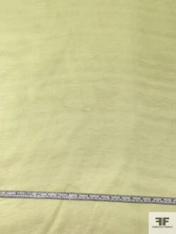 Italian 2-Ply Yarned Silk And Cotton Organza - Soft Lime -Fabrics And Fabrics Store 18525 5