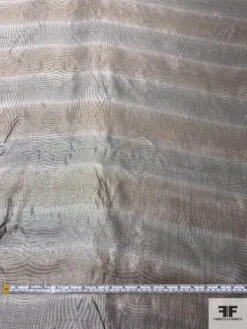 Made In Switzerland Linear Design 2-Ply Organza Lamé - Grey / Taupe / Silver 14 Made In Switzerland Linear Design 2-Ply Organza Lamé - Grey / Taupe / Silver -Fabrics And Fabrics Store 18558 5