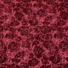 French Floral Heads Cut Velvet With Lurex - Reddish Orange 1 French Floral Heads Cut Velvet With Lurex - Reddish Orange -Fabrics And Fabrics Store 18612 4