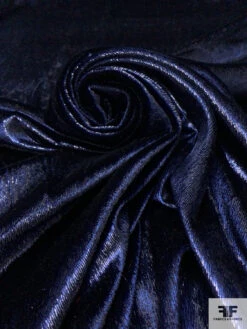 Solid Metallic Panné Velvet - Navy Blue 13 Solid Metallic Panné Velvet - Navy Blue -Fabrics And Fabrics Store 18633 3
