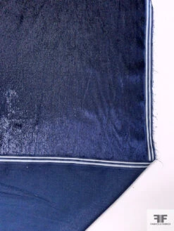 Solid Metallic Panné Velvet - Navy Blue 16 Solid Metallic Panné Velvet - Navy Blue -Fabrics And Fabrics Store 18633 7