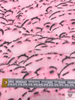 Abstract Printed Silk Chiffon - Baby Pink / Black 17 Abstract Printed Silk Chiffon - Baby Pink / Black -Fabrics And Fabrics Store 18717 6