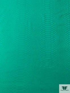 Reptile Pattern Stretch Jacquard Cotton Twill - Jade Green 15 Reptile Pattern Stretch Jacquard Cotton Twill - Jade Green -Fabrics And Fabrics Store 18760 4