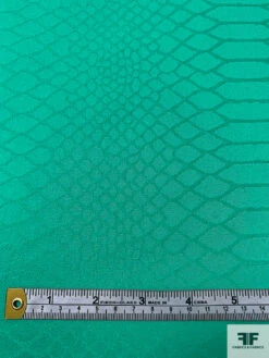 Reptile Pattern Stretch Jacquard Cotton Twill - Jade Green 16 Reptile Pattern Stretch Jacquard Cotton Twill - Jade Green -Fabrics And Fabrics Store 18760 6