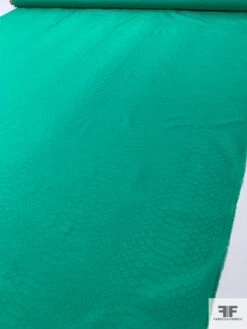 Reptile Pattern Stretch Jacquard Cotton Twill - Jade Green 18 Reptile Pattern Stretch Jacquard Cotton Twill - Jade Green -Fabrics And Fabrics Store 18760 8