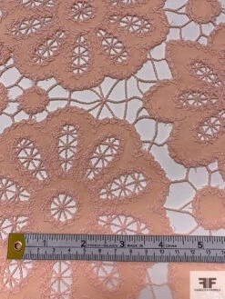 Floral Stitched And Cutout Novelty Cotton Lawn - Peach 16 Floral Stitched And Cutout Novelty Cotton Lawn - Peach -Fabrics And Fabrics Store 18764 5