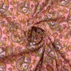 Paisley Printed Pointelle Cotton Lawn - Pink / Tangerine / Red / Pear Green 2 Paisley Printed Pointelle Cotton Lawn - Pink / Tangerine / Red / Pear Green -Fabrics And Fabrics Store 18808 1