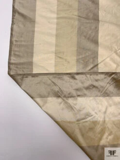 Vertical Striped Yarn-Dyed Silk Shantung - Shaker Beige / Pearl Light Golds 18 Vertical Striped Yarn-Dyed Silk Shantung - Shaker Beige / Pearl Light Golds -Fabrics And Fabrics Store 18956 6
