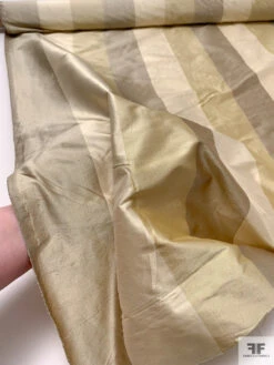 Vertical Striped Yarn-Dyed Silk Shantung - Shaker Beige / Pearl Light Golds 19 Vertical Striped Yarn-Dyed Silk Shantung - Shaker Beige / Pearl Light Golds -Fabrics And Fabrics Store 18956 7