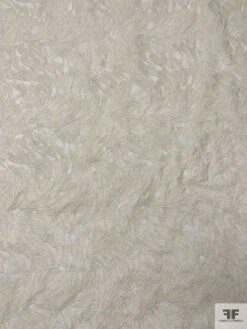 Breezing Hearts Embroidered Cotton Lawn - Cream / White 14 Breezing Hearts Embroidered Cotton Lawn - Cream / White -Fabrics And Fabrics Store 18971 3