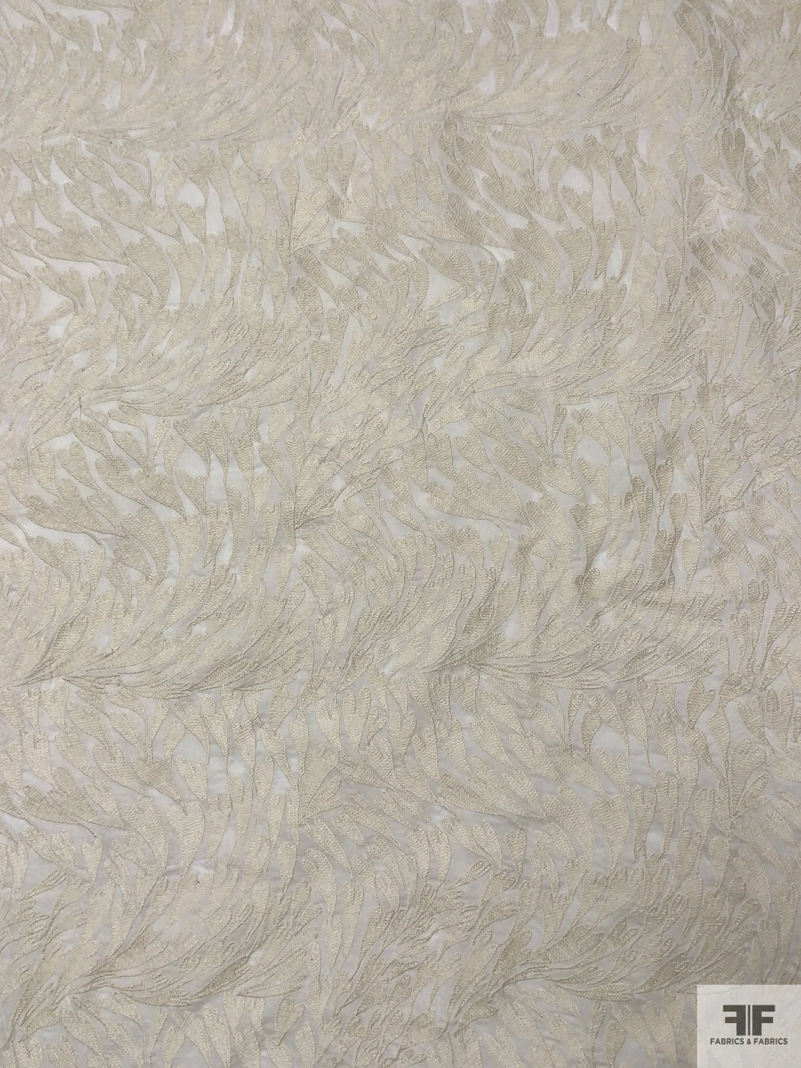 Breezing Hearts Embroidered Cotton Lawn - Cream / White 6 Breezing Hearts Embroidered Cotton Lawn - Cream / White - Image 4