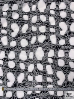 Made In Switzerland Abstract Yarn-Dyed Cotton Lawn - Black / White -Fabrics And Fabrics Store 18972 5