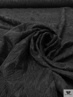 Breezing Hearts Embroidered Cotton Lawn - Black -Fabrics And Fabrics Store 18987 3