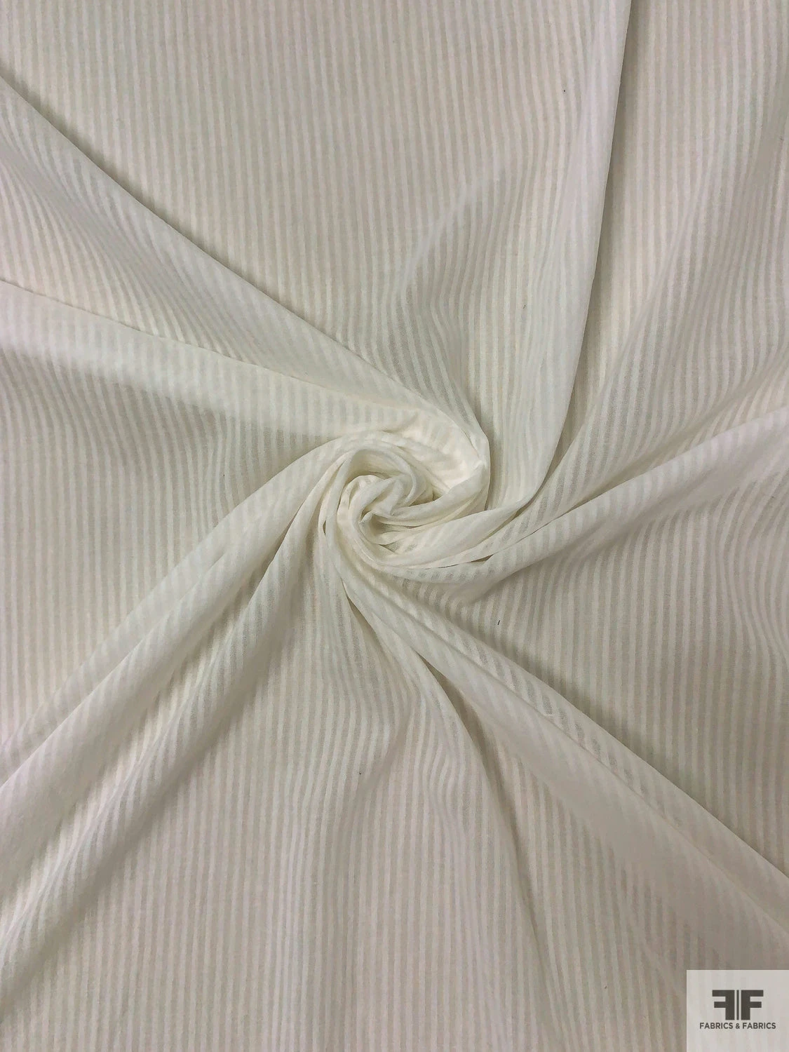 Made In Japan Shadow Striped Cotton Voile - Off-White 4 Made In Japan Shadow Striped Cotton Voile - Off-White - Image 2