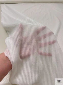 Made In Japan Shadow Striped Cotton Voile - Off-White 15 Made In Japan Shadow Striped Cotton Voile - Off-White -Fabrics And Fabrics Store 18997 6