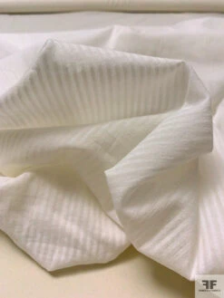 Made In Japan Shadow Striped Cotton Voile - Off-White 16 Made In Japan Shadow Striped Cotton Voile - Off-White -Fabrics And Fabrics Store 18997 7
