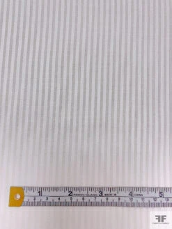 Satin Striped Cotton Lawn - White -Fabrics And Fabrics Store 19011 4