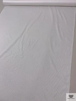 Satin Striped Cotton Lawn - White -Fabrics And Fabrics Store 19011 6