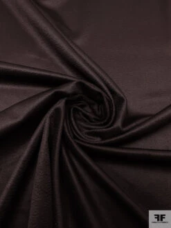 Italian Loro Piana Water Ripple Lightweight Wool-Cashmere Coating - Dark Brown -Fabrics And Fabrics Store 19094 2