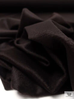 Italian Loro Piana Water Ripple Lightweight Wool-Cashmere Coating - Dark Brown -Fabrics And Fabrics Store 19094 7