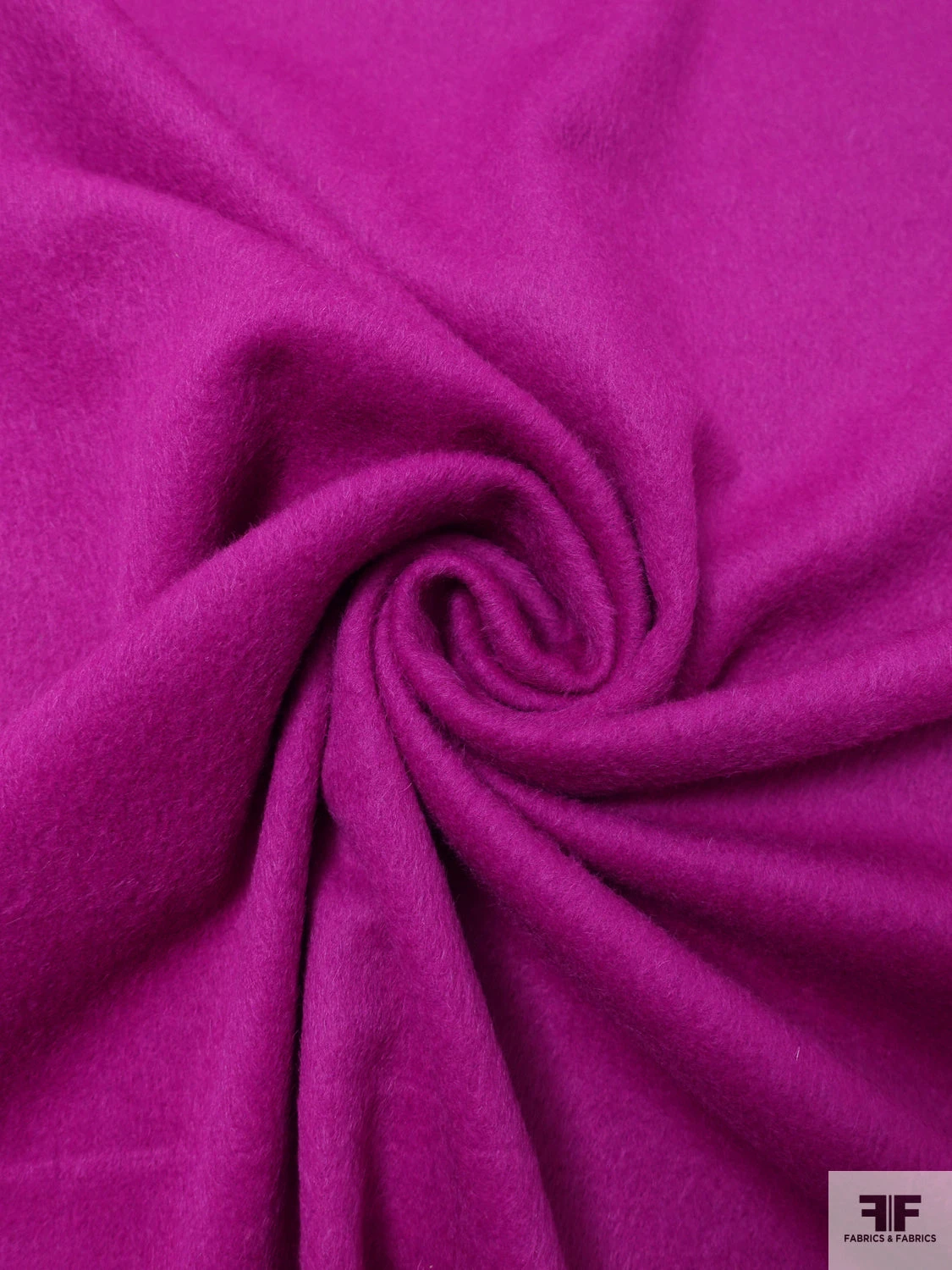 Italian Brushed Wool-Blend Coating - Fuchsia 4 Italian Brushed Wool-Blend Coating - Fuchsia - Image 2